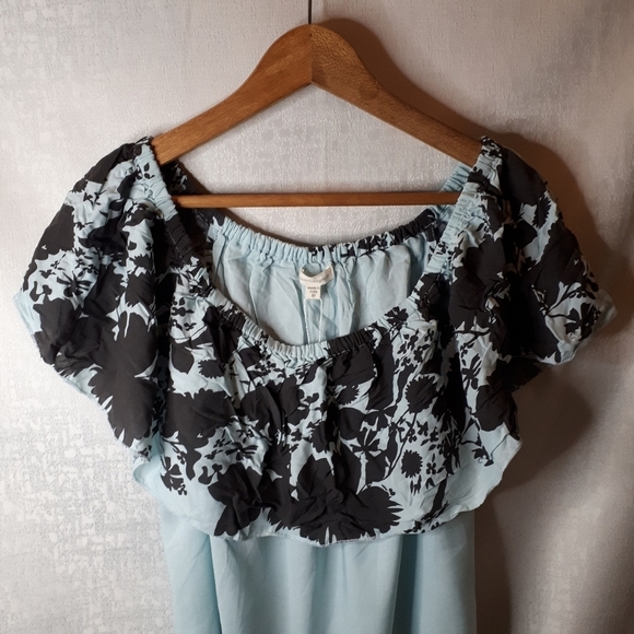 Jennifer Grace Baby Blue Dress Top - Picture 2 of 5